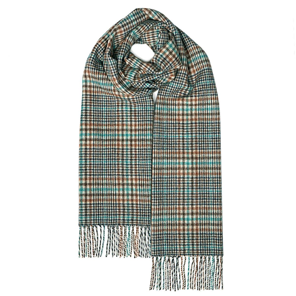 Lindean Tartan Lambswool Scarf - Click Image to Close